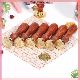 Retro DIY Sealing Wax Dandelion Fire Painting Envelope Wedding Palace Stamp