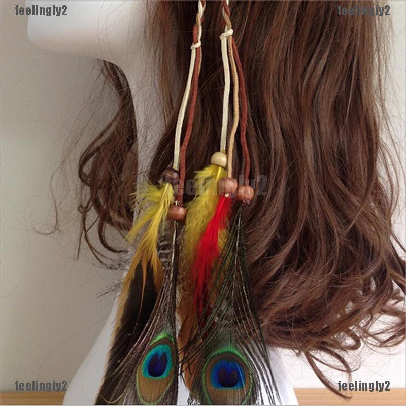 ❤Mặt Trời❤ Boho L Phong Cách Lông Vũ Đan