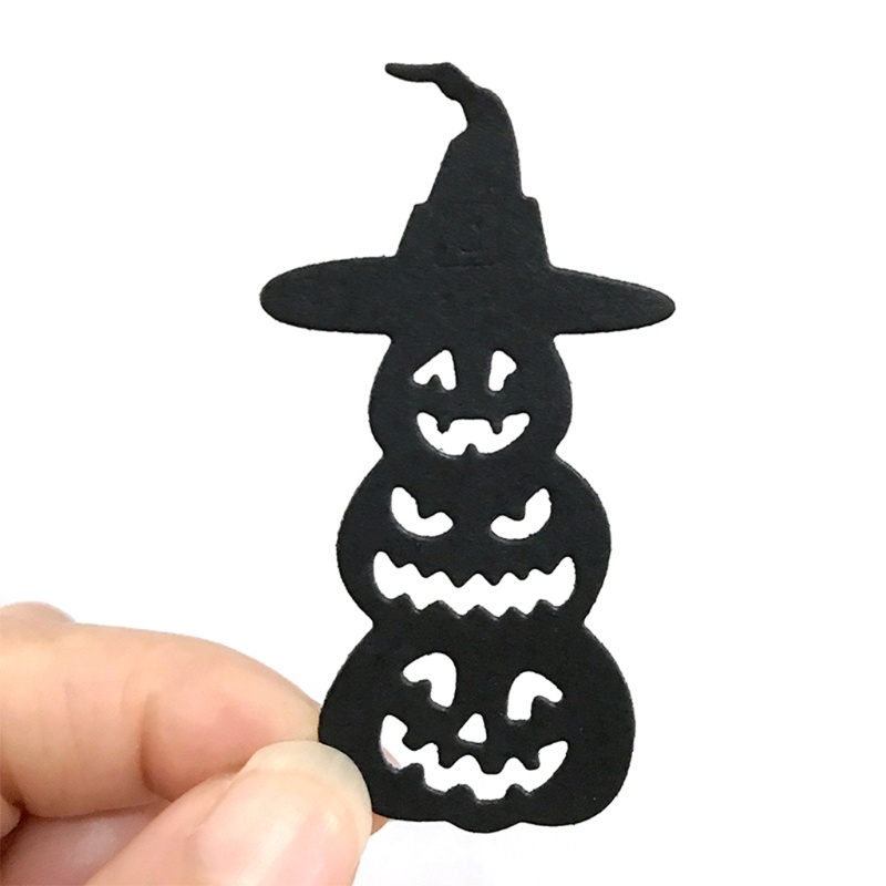 Khuôn Cắt Giấy Kim Loại Hình Bí Ngô Halloween