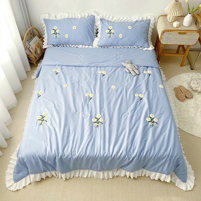 [SALE SỐC ] Chọn bộ Chăn Ga Gối Đũi bèo nhẹ, mát mới nhất cho mùa hè Giá Rẻ