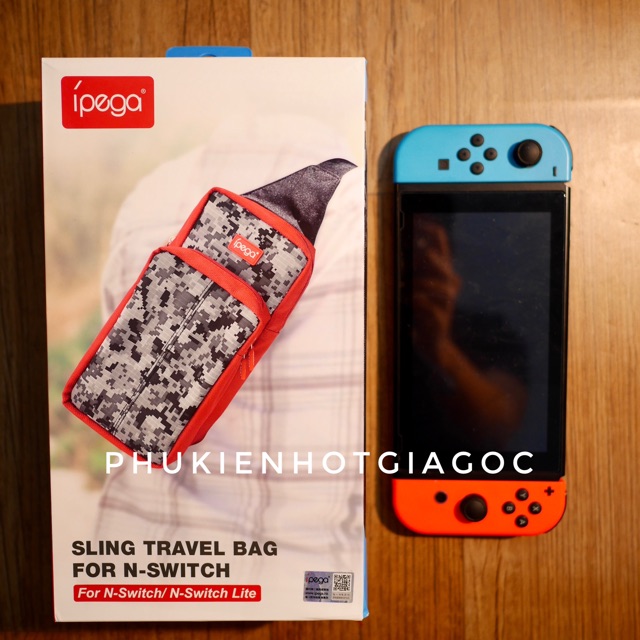 (Sẵn VN) Túi đeo chéo , túi đeo bảo vệ Nintendo Switch / Switch lite họa tiết camo Ipega PG-9183 đựng full đồ cả dock