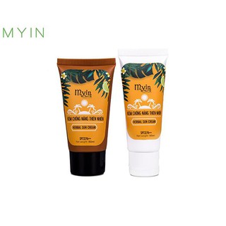 MYIN - KEM CHỐNG NẮNG THIÊN NHIÊN 50ML