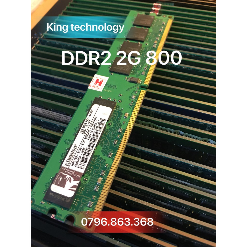 Ram ddr2 2g bus800 dùng cho máy tính để bàn