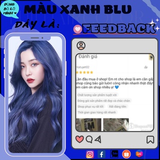 Thuốc Nhuộm Tóc Xanh 𝐁𝐋𝐔 CAO CẤP