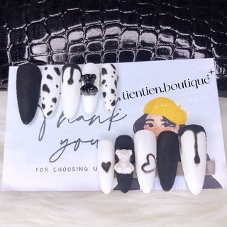 Nailbox thiết kế gấu đen lì