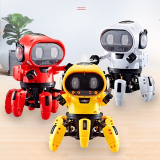 Đồ chơi Robot thông minh sáu móng đi bộ nhẹ nhạc nhảy múa