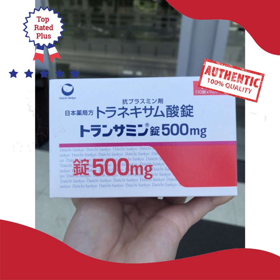 [MÃU MỚI] HOTTransamin_500mg - Viên Uống Trị_Nám, Trắng Da Transamin_500mg Nhật Bản