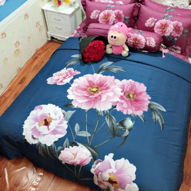 Chăn ga lụa nhập