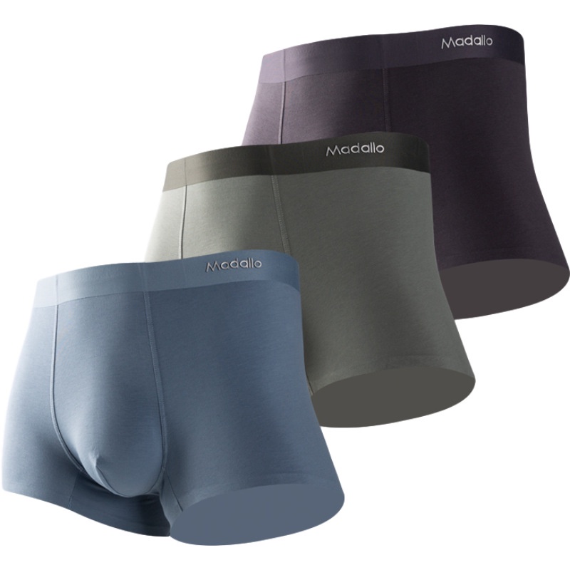 Hộp 3 quần sịp nam Miiow kháng mùi kháng khuẩn thun lạnh siêu mỏng boxer