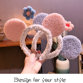 Cài tóc hình chuột mickey hoạt hình phong cách Hàn Quốc dễ thương