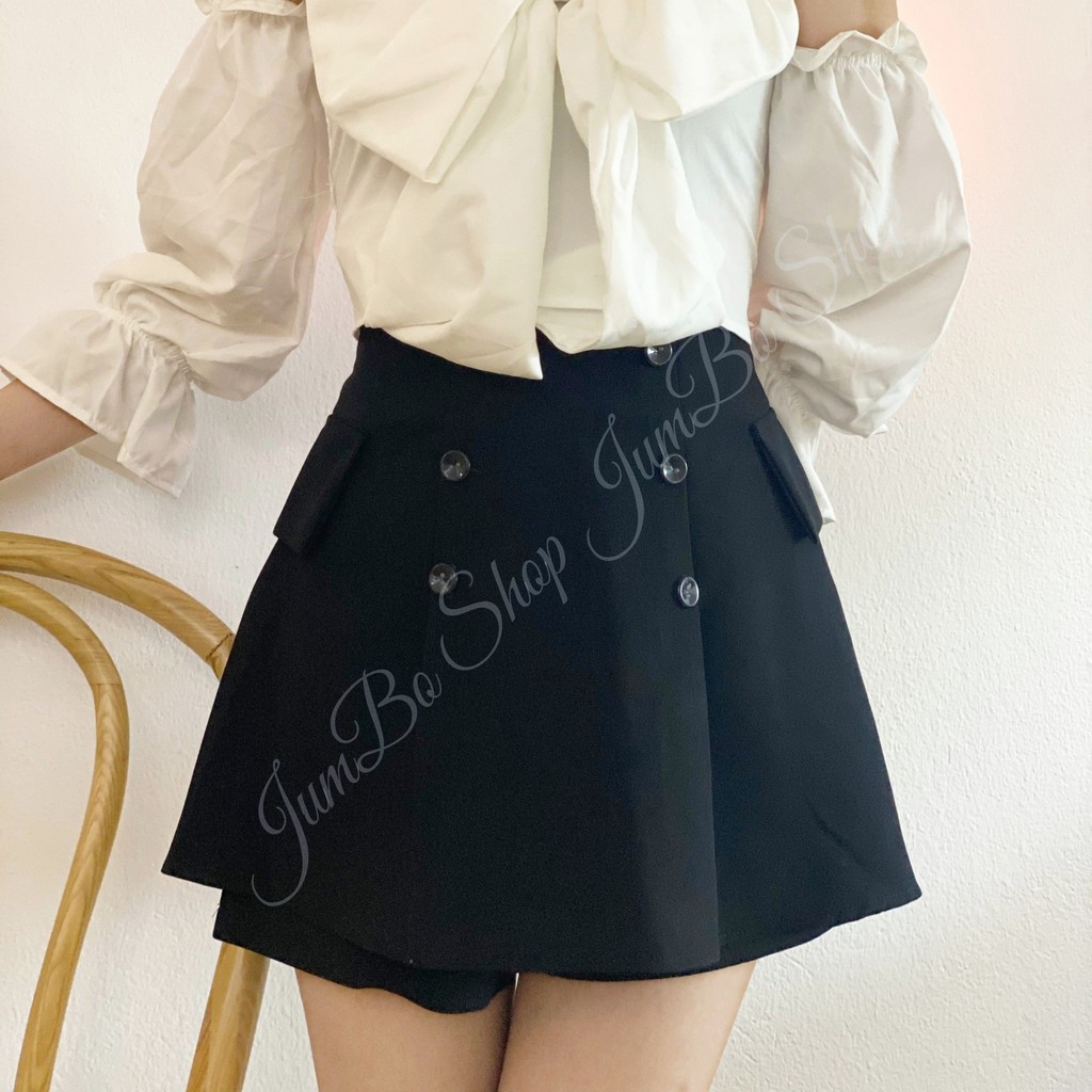 Quần Giả Váy Dáng Chữ A Phối  6 Cúc Mẫu Mới Phong Cách Trẻ Trung Năng Động - JBS502 | BigBuy360 - bigbuy360.vn