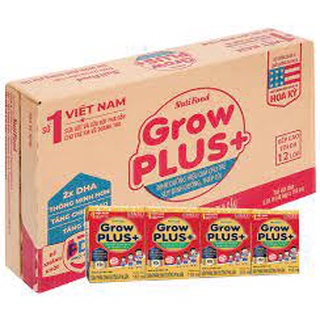 Sữa bột pha sẵn nutifood Growplus đỏ 110ml thùng 48 hộp