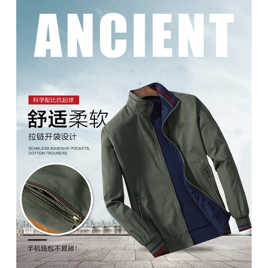 áo kaki bomber 2 lớp | BigBuy360 - bigbuy360.vn