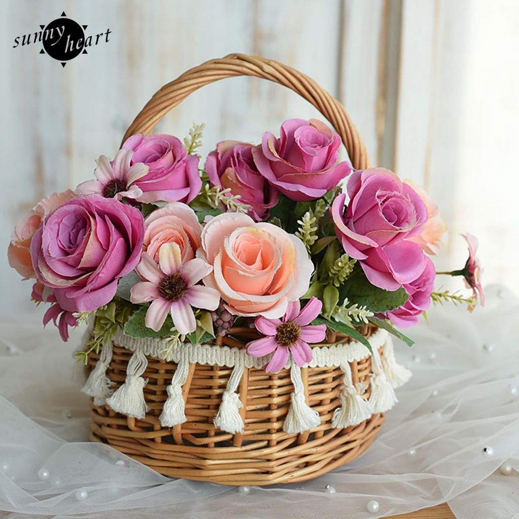 Giỏ Đựng Hoa 3 Kích Cỡ Đa Chức Năng Dùng Hàng Ngày