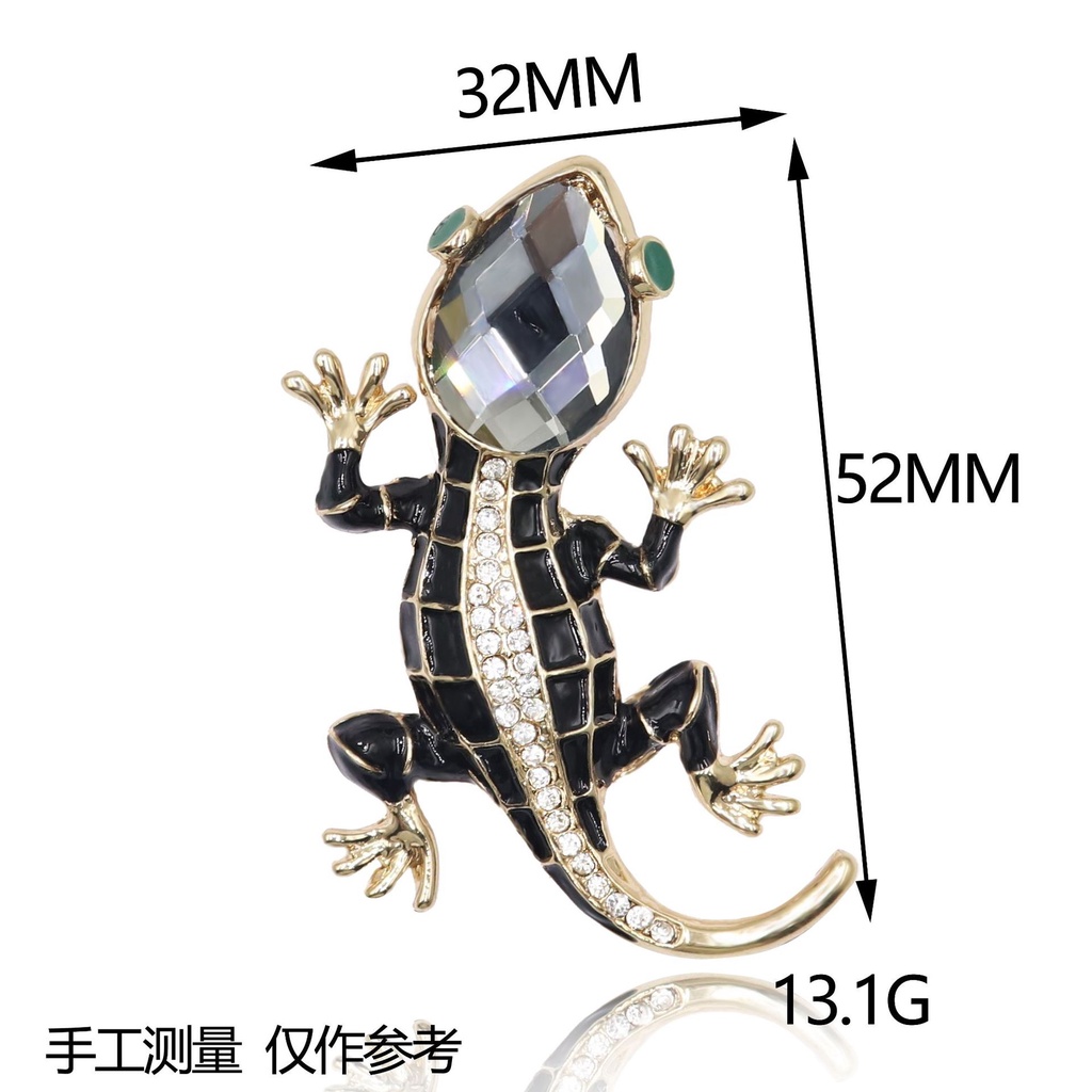(MớI) Ghim GàI ÁO HìNh Thằn Lằn ĐíNh Đá Xinh XắN