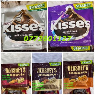 Socola hershey Kisses Nugget 286g của Mỹ