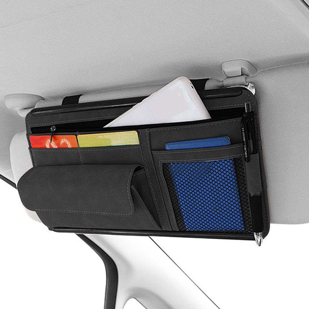 Túi Đựng Thẻ Kẹp Tấm Che Nắng Đa Năng Cho Xe Hơi