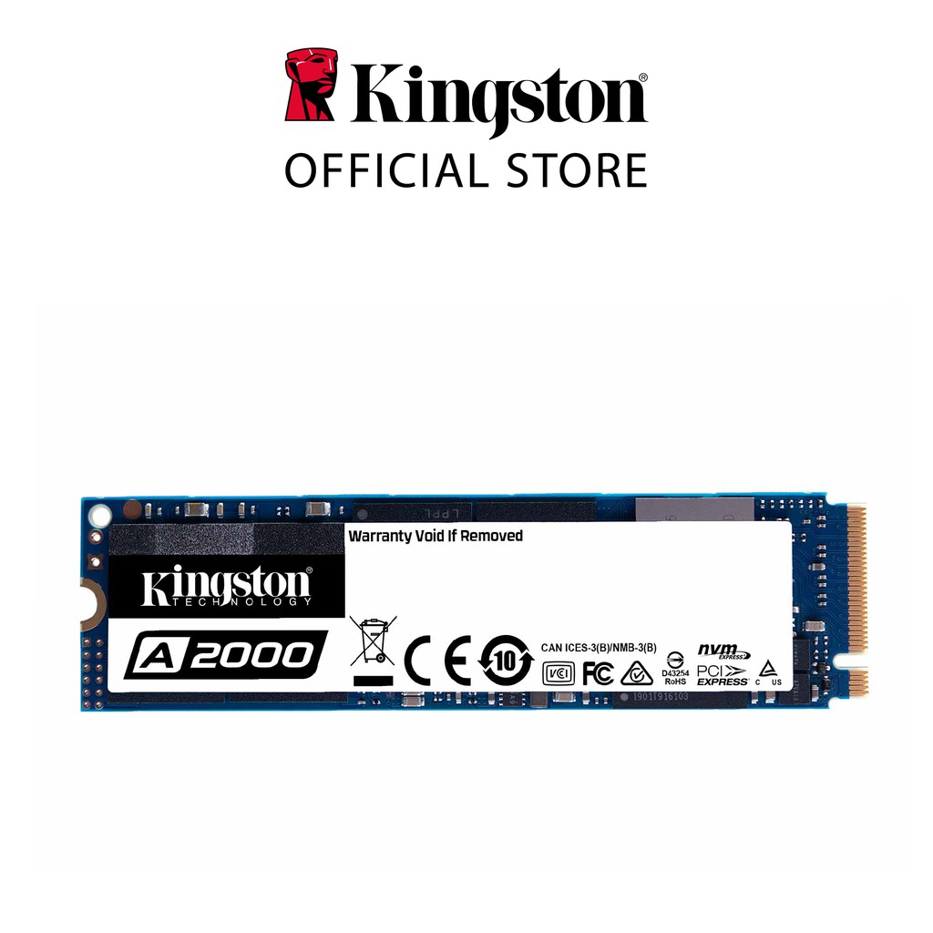 Ổ cứng SSD Kingston 500Gb A2000 M.2 2280 NVMe - SA2000M8/500G | BigBuy360 - bigbuy360.vn