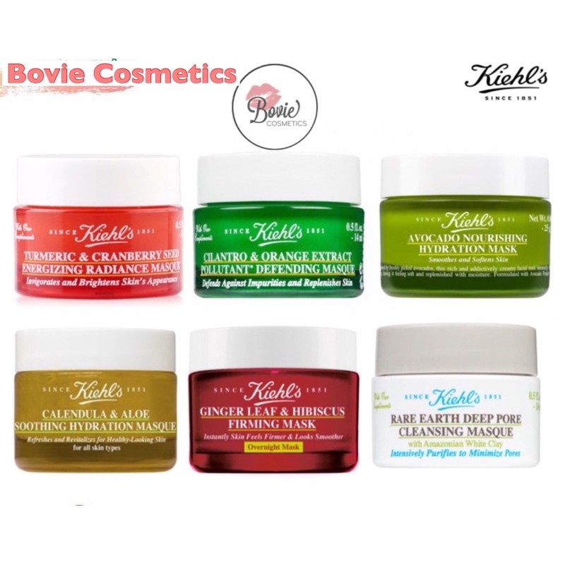 [Minisize 14ml] Mặt nạ Kiehl’s đất sét/ nghệ/ cúc/ bơ/ gừng/ ngò | Mask Kiehls | BigBuy360 - bigbuy360.vn