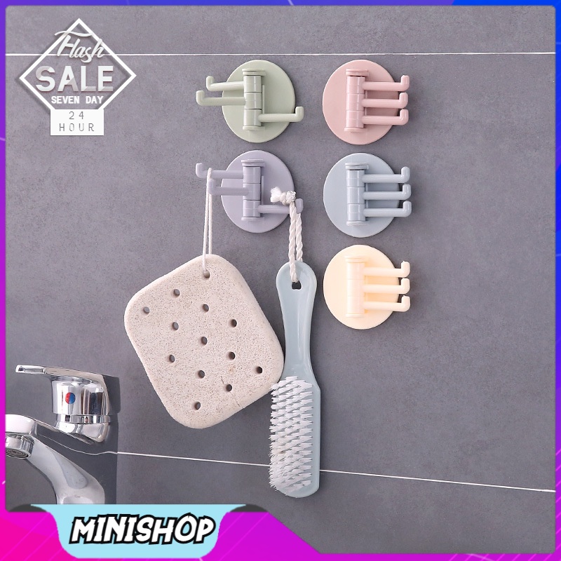 Móc dán tường 3 móc MINISHOP H012