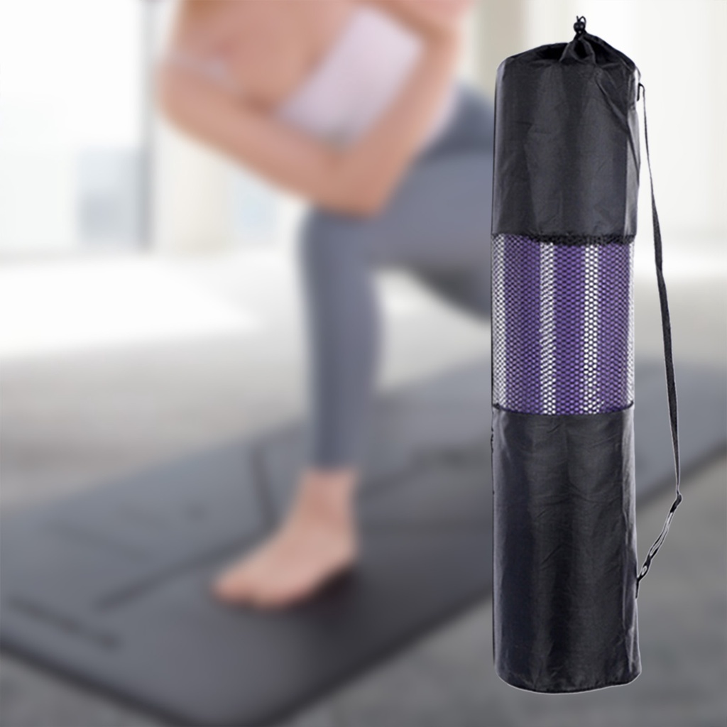 Túi Lưới Polyester Đựng Thảm Tập Yoga Có Dây Đeo Tùy Chỉnh Tiện Dụng