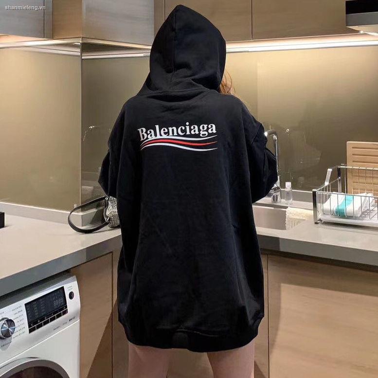 Áo hoodies in chữ Balenciaga thời trang xuân thu 2021 mới cho cặp đôi | BigBuy360 - bigbuy360.vn