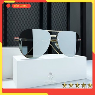 Kính Mát Nam ⚜️𝑩𝑬̣̂𝑼 𝑺𝑻𝑶𝑹𝑬⚜️- Kính Mắt Tráng Gương Bạc  Hàng Unisex - Chống UV400 - Hàng Cao Cấp