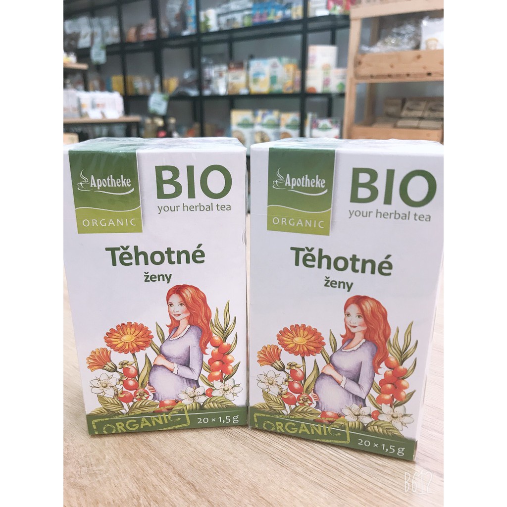Trà an thai hữu cơ Apotheke 20 gói - CH Séc - Cho một thai kì bình an khoẻ mạnh