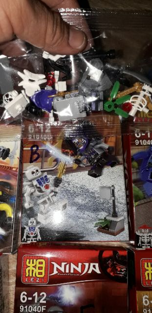 Set 8 hộp lắp ráp LegoNinjago 91040 trọn bộ