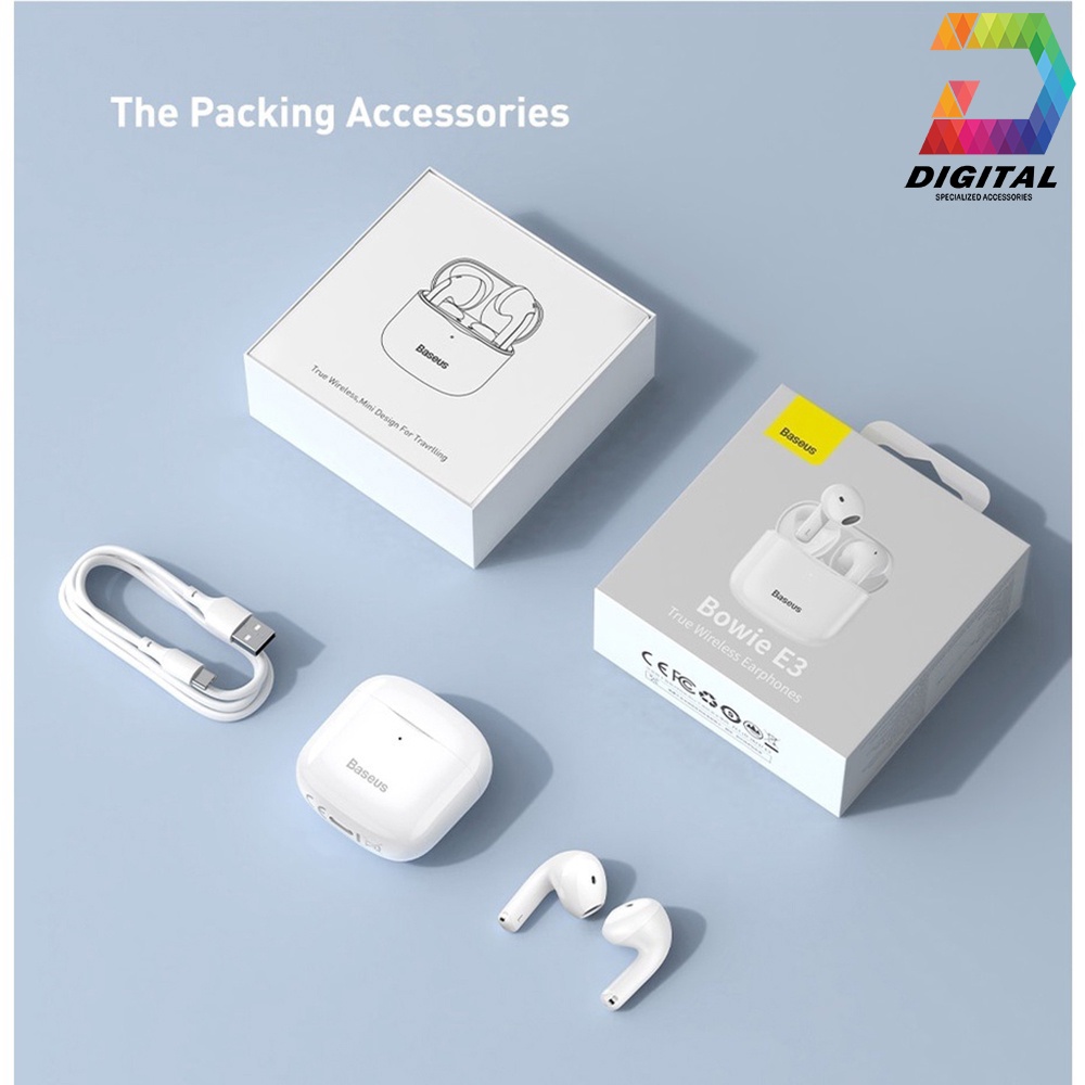 Tai Nghe Bluetooth Baseus Bowie E3 True Wireless Chính Hãng