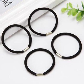 Dây buộc tóc đen, trơn đơn giản SC18
