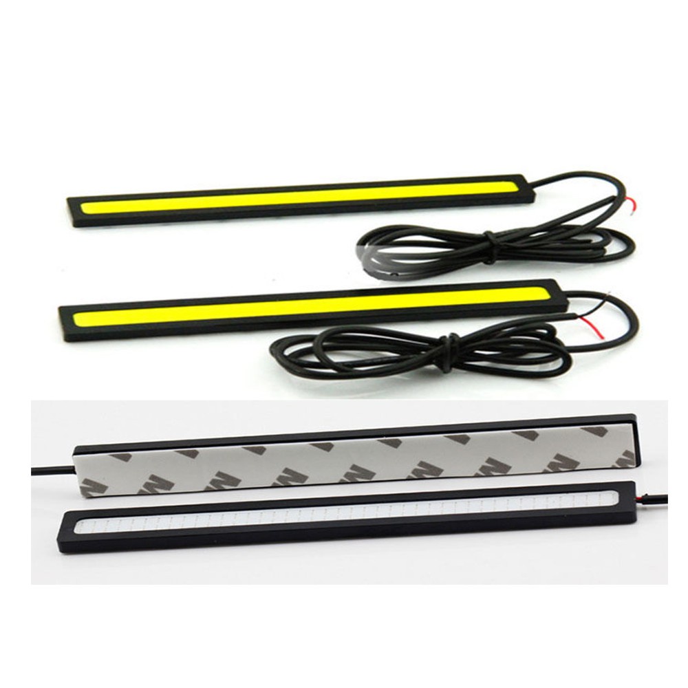 Thanh đèn LED COB DC 12V chống nước chiếu ánh sáng ban ngày tiện dụng thích hợp làm đèn đỗ xe hơi