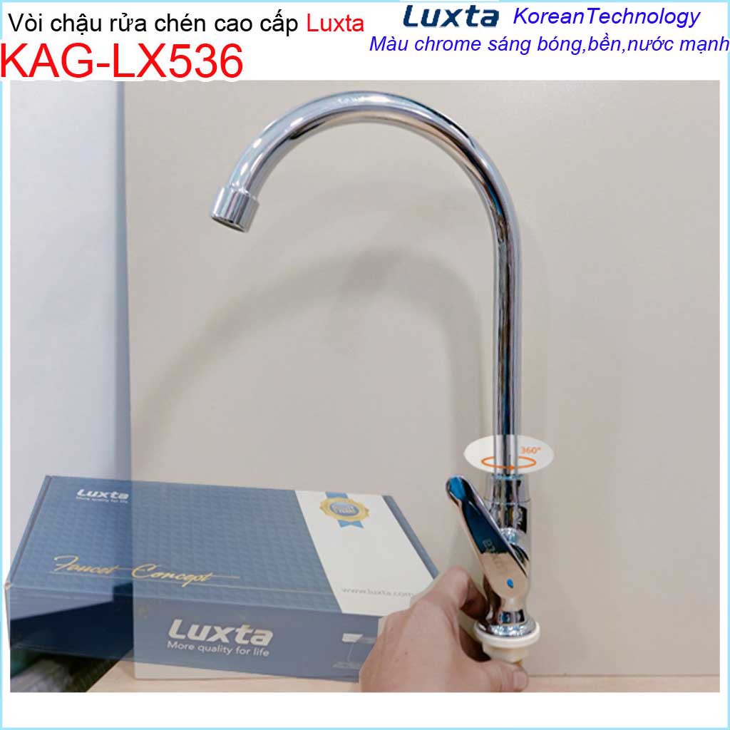Vòi bếp lạnh Luxta, Vòi chậu rửa chén bát lạnh KAG-LX536