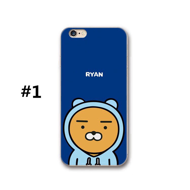 Ốp lưng iphone hình gấu Ryan 6 6S 6Plus 6S Plus 7 8 7Plus 8Plus X XSMax 11 11 Pro 11 ProMax - Infinity Case M175