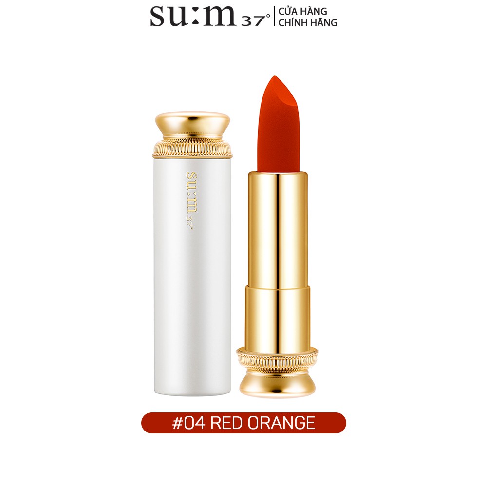 [Mã VISAPREMIUM giảm 150K]Son nhung lì dưỡng ẩm hoàng kim Su:m37 Losec Summa Velvet Lipstick 3.6g