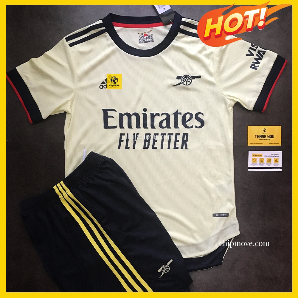 Áo Thun Đá Banh Arsenal Màu Xanh mạ Thái Xịn Mùa Giải Mới 21/22