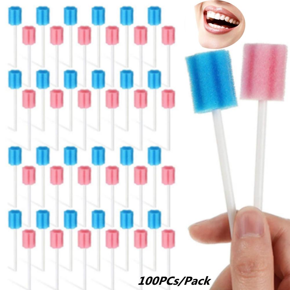 FAY Bộ 100 Tăm Bông Mềm Vệ Sinh Răng Miệng Dùng Một Lần