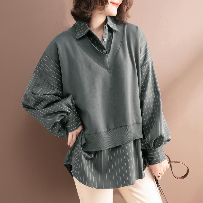 Áo Sơ Mi Dài Tay Plus Size Cho Nữ