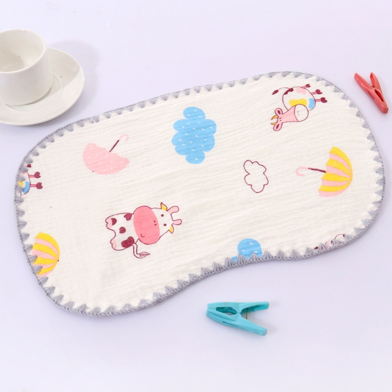 Gối Ngủ 10 Lớp Bằng Cotton In Hoạt Hình Dành Cho Bé Sơ Sinh