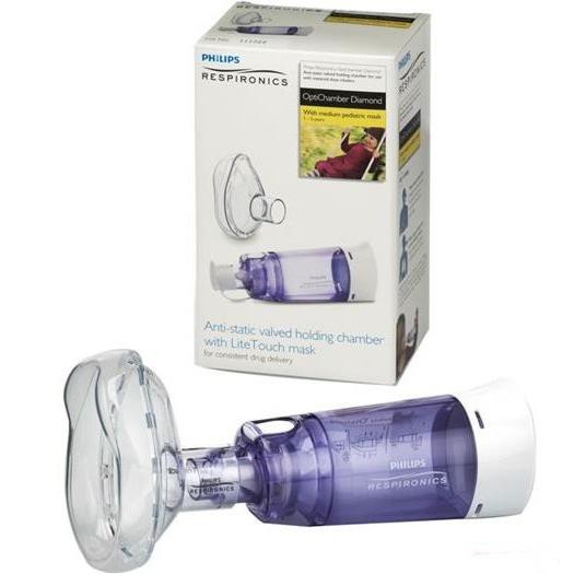 Buồng đệm Philips Diamond có mặt nạ hỗ trợ hen suyễn