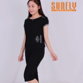 Bộ mặc nhà cao cấp Sunfly đen
