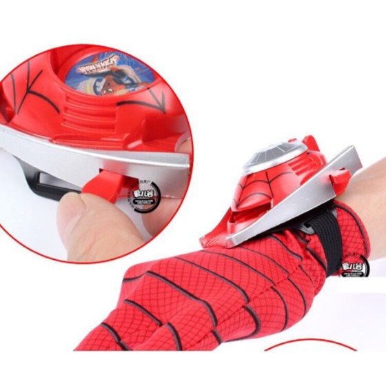 Đồ chơi găng tay người nhện bắn đĩa