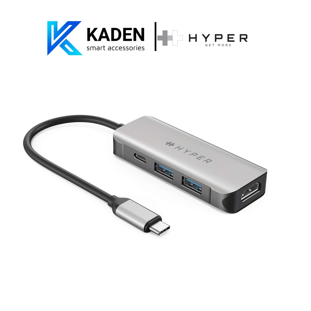CỔNG CHUYỂN HYPERDRIVE HDMI 4K60HZ 4-IN-1 USB-C HUB