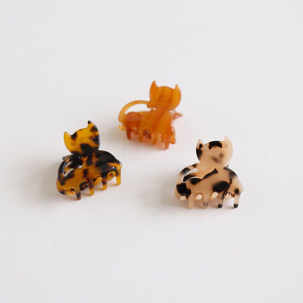 Kẹp Tóc Mini WMES15H Họa Tiết Da Báo Phong Cách Hàn Quốc Thời Trang Cho Nữ