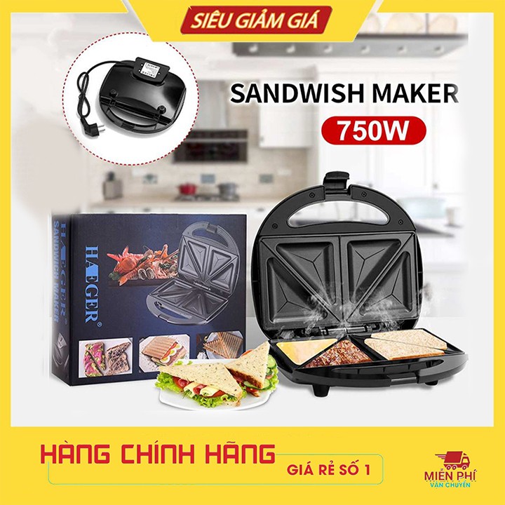 Máy làm bánh mỳ nướng Sandwich HAEGER