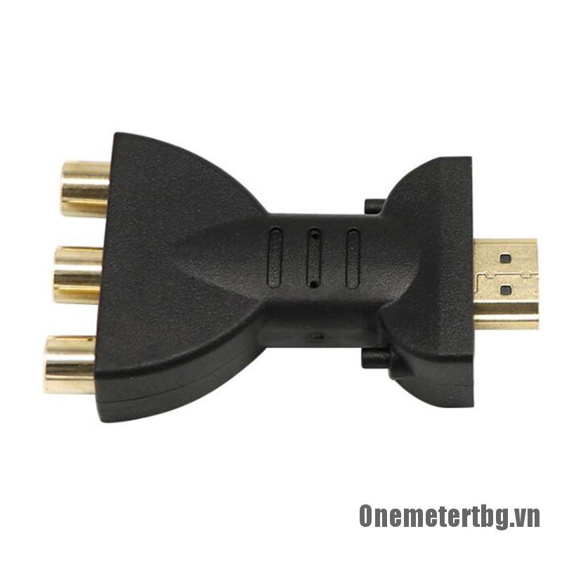 【Onemetertbg】AV Digital Signal 1080p HDMI To VGA Adapter HDMI To AV RCA Video Audio Cable