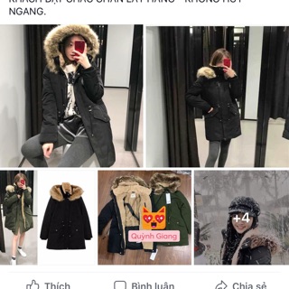 Parka new 2018 - trả hàng khách oder