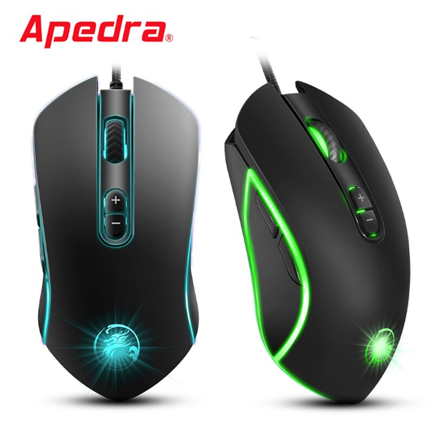 Chuột GAME APEDRA A6 LED chuột chuyên game có LED