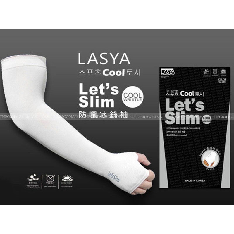 Găng Tay Chống Nắng Thể Thao LETSLIM Chất Coton 100% Co Giãn 4 Chiều Chống Tia UV