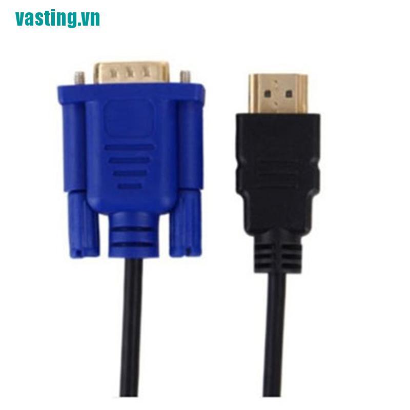 V☆Cáp Chuyển Đổi vga Sang hdmi hd + audio tv av hdtv Dài 1m Dài 10m